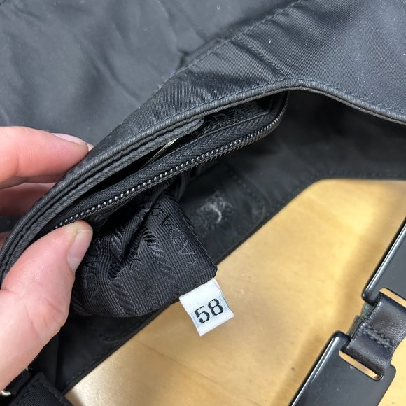 RARE Vintage PRADA Tessuto Hobo Nylon Shoulder Bag - Picture 3 of 7